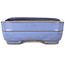 Pot à bonsaï rectangulaire bleu clair de Yamafusa - 210 x 163 x 55 mm