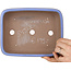 Rectangular light blue bonsai pot by Yamafusa - 210 x 163 x 55 mm