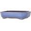 Rectangular light blue bonsai pot by Yamafusa - 210 x 155 x 50 mm