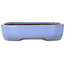 Rectangular light blue bonsai pot by Yamafusa - 210 x 163 x 50 mm
