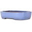 Pot à bonsaï rectangulaire bleu clair de Yamafusa - 210 x 163 x 50 mm