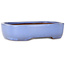 Vaso bonsai rettangolare azzurro di Yamafusa - 210 x 163 x 50 mm