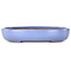 Maceta ovalada para bonsái azul claro de Yamafusa - 213 x 163 x 40 mm