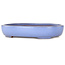 Ovale lichtblauwe bonsaipot van Yamafusa - 213 x 163 x 40 mm