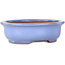 Pot à bonsaï ovale bleu clair de Yamafusa - 188 x 153 x 60 mm