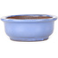 Maceta ovalada para bonsái azul claro de Yamafusa - 188 x 153 x 60 mm