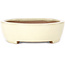 Vaso bonsai ovale beige di Yamafusa - 278 x 216 x 65 mm