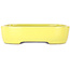 Vaso bonsai ovale giallo di Yamafusa - 210 x 163 x 52 mm