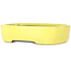 Vaso bonsai ovale giallo di Yamafusa - 210 x 163 x 52 mm