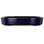 Maceta ovalada para bonsái azul oscuro de Reiho - 289 x 222 x 53 mm