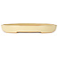 Oval beige bonsai pot by Reiho - 283 x 205 x 35 mm