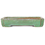 Maceta rectangular verde para bonsái de Hosui, esposa de Yamafusa - 157 x 127 x 28 mm