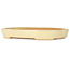 Vaso bonsai ovale beige di Reiho - 283 x 205 x 35 mm