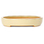 Ovale beige bonsaipot van Reiho - 283 x 205 x 35 mm