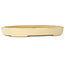 Vaso bonsai ovale beige di Reiho - 283 x 205 x 35 mm