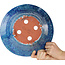 Pot à bonsaï rond bleu de Shuhou - 310 x 310 x 162 mm