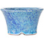 Maceta redonda azul claro para bonsái de Shuhou - 125 x 125 x 72 mm
