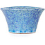 Maceta redonda azul claro para bonsái de Shuhou - 125 x 125 x 72 mm