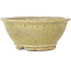 Round beige bonsai pot by Shuhou - 162 x 162 x 70 mm