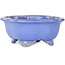 Maceta para bonsái azul Mokko de Shouzan - 123 x 105 x 52 mm