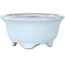 Maceta redonda azul claro para bonsái de Shouzan - 113 x 113 x 53 mm