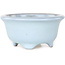 Pot à bonsaï rond bleu clair de Shouzan - 113 x 113 x 53 mm