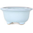 Pot à bonsaï rond bleu clair de Shouzan - 113 x 113 x 53 mm