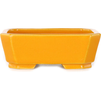 Shouzan  (Akira/Masami Watanabe) Pot à bonsaï orange de 118 mm de Shouzan, Japon