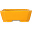 Rechthoekige oranje bonsaipot van Shouzan - 118 x 97 x 42 mm