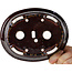 Ovaler brauner Bonsaitopf von Heian Kosen – 180 x 142 x 52 mm