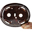 Ovaler brauner Bonsaitopf von Heian Kosen – 180 x 142 x 52 mm