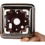 Pot à bonsaï carré marron de Heian Kosen - 133 x 133 x 80 mm