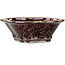 Pot à bonsaï marron Mokko de Heian Kosen - 170 x 157 x 60 mm