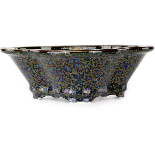 Vaso bonsai nero Mokko di Heian Kosen - 170 x 157 x 60 mm