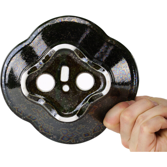 Maceta para bonsái Mokko negra de Heian Kosen - 170 x 157 x 60 mm