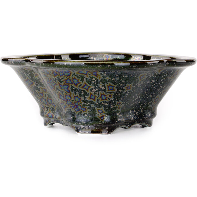 Maceta para bonsái Mokko negra de Heian Kosen - 170 x 157 x 60 mm