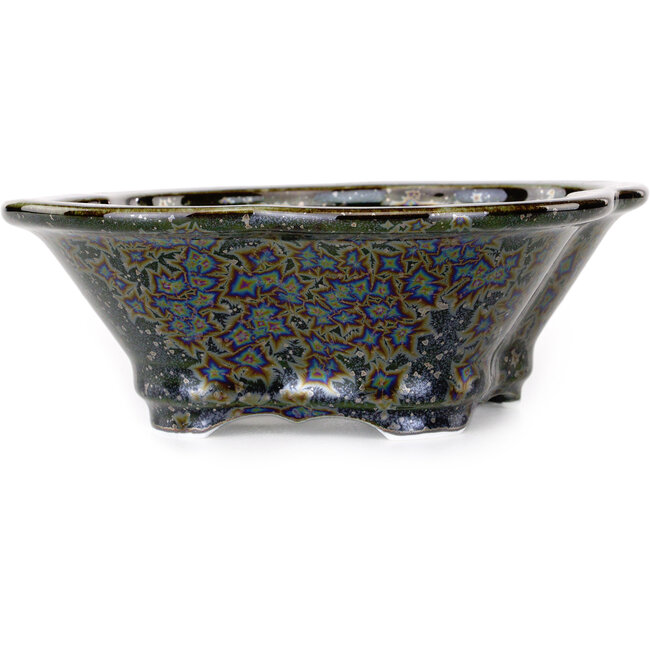 Maceta para bonsái Mokko negra de Heian Kosen - 170 x 157 x 60 mm