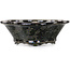 Mokko black bonsai pot by Heian Kosen - 153 x 140 x 53 mm