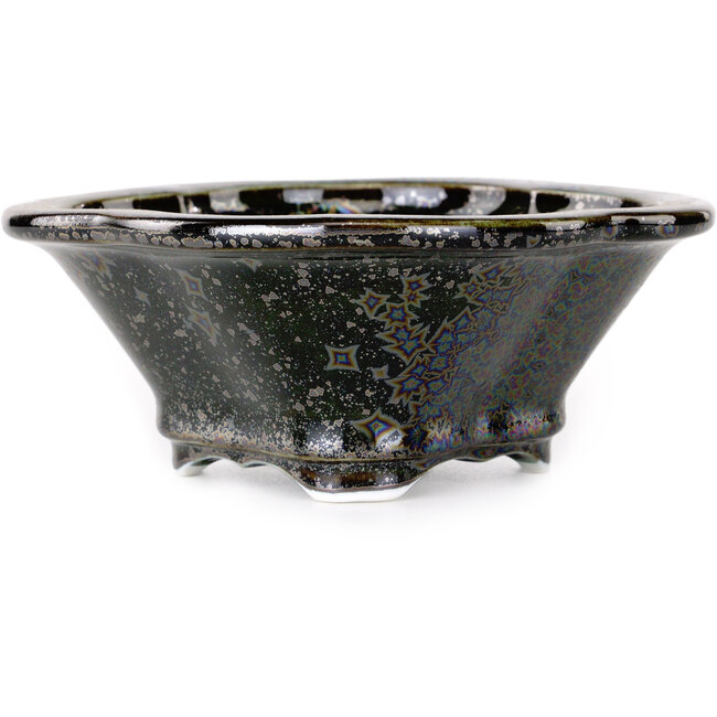 Vaso bonsai nero Mokko di Heian Kosen - 153 x 140 x 53 mm