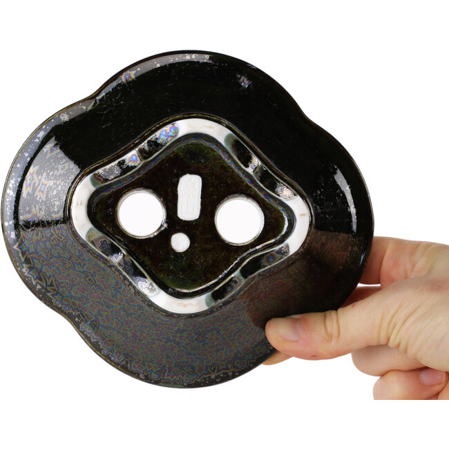 Maceta para bonsái Mokko negra de Heian Kosen - 153 x 140 x 53 mm