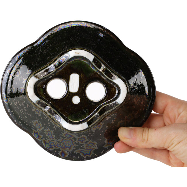 Maceta para bonsái Mokko negra de Heian Kosen - 153 x 140 x 53 mm