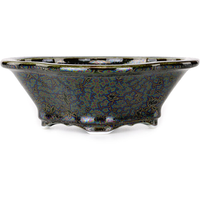 Vaso bonsai nero Mokko di Heian Kosen - 153 x 140 x 53 mm