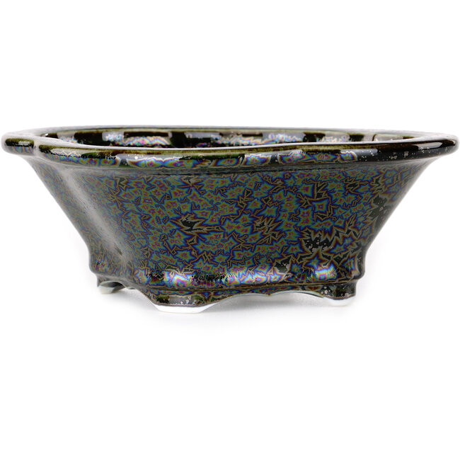 Maceta para bonsái Mokko negra de Heian Kosen - 153 x 140 x 53 mm