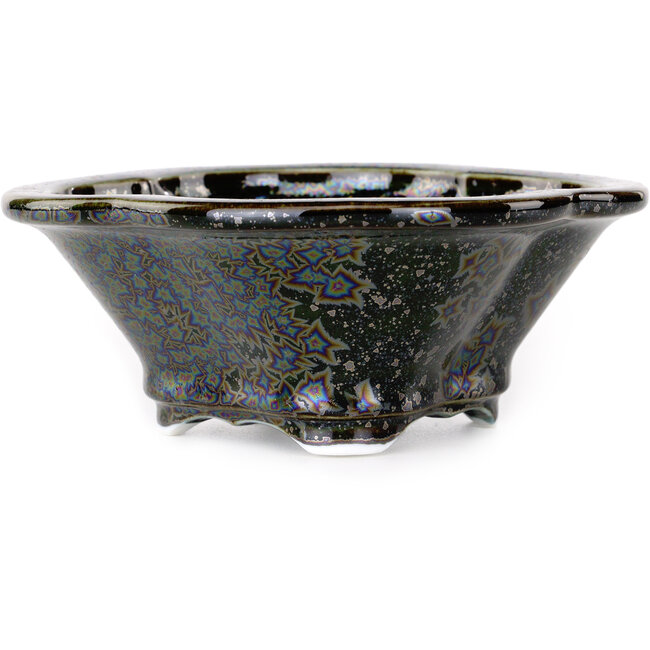 Vaso bonsai nero Mokko di Heian Kosen - 153 x 140 x 53 mm