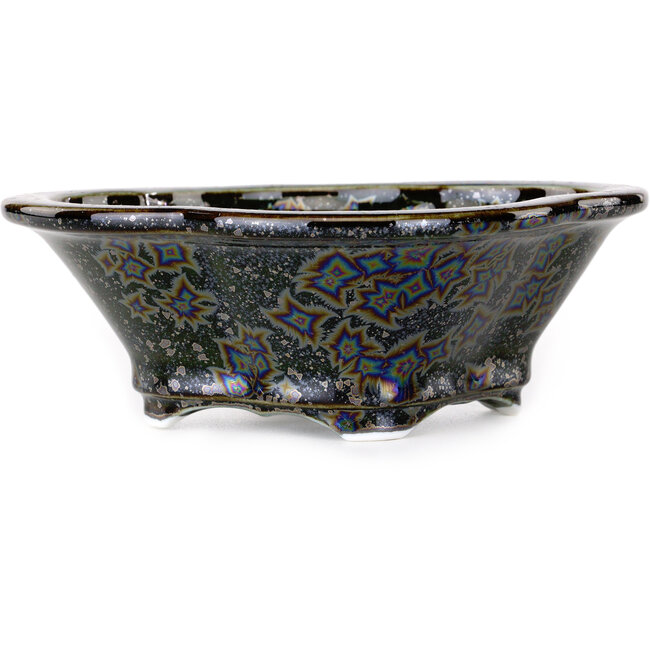 Vaso bonsai nero Mokko di Heian Kosen - 153 x 140 x 53 mm