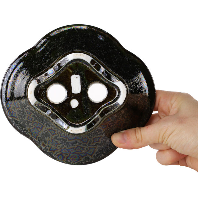 Maceta para bonsái Mokko negra de Heian Kosen - 153 x 140 x 53 mm