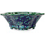 Maceta para bonsái Mokko verde y azul de Heian Kosen - 170 x 157 x 60 mm