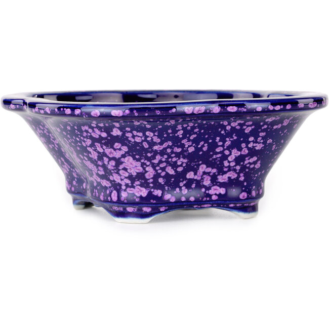 Maceta para bonsái morada Mokko de Heian Kosen - 153 x 140 x 53 mm