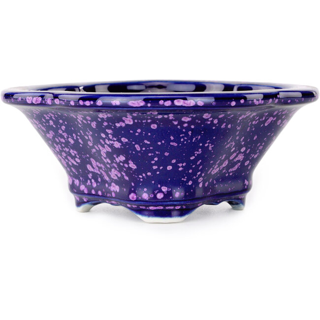 Vaso bonsai viola Mokko di Heian Kosen - 153 x 140 x 53 mm