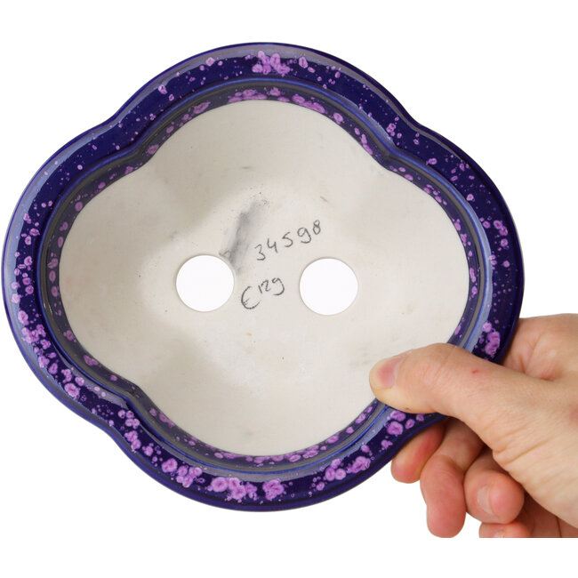 Maceta para bonsái morada Mokko de Heian Kosen - 153 x 140 x 53 mm